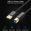 UGREEN US210 cabo USB 3.0 A para B, 2 m, preto