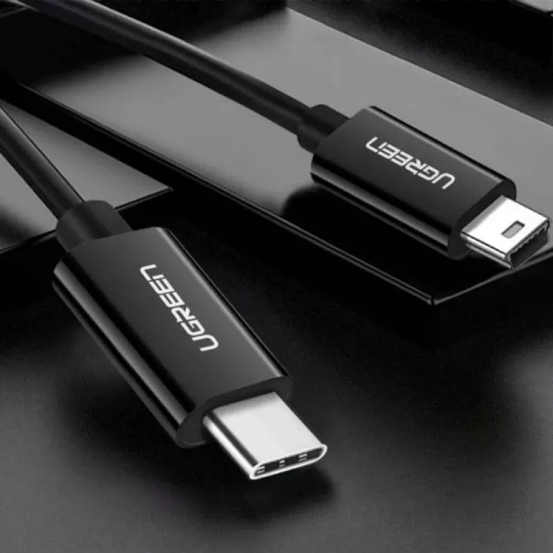 UGREEN Cabo US242 USB-C para Mini USB 1m Preto
