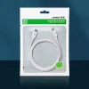 UGREEN US264 Cabo USB-C para USB-C 1m Branco 100W PD QC AFC