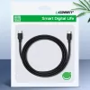 UGREEN US286 Cabo USB-C para USB-C 1m Preto - PD QC 3A 480Mbps