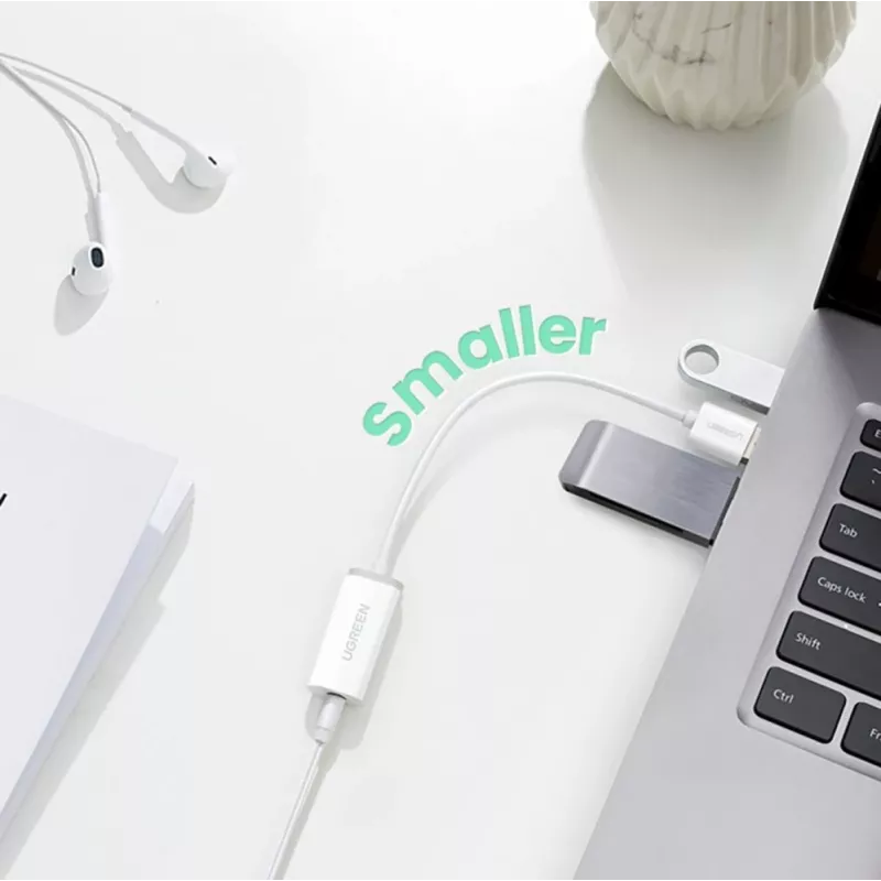 Cabo UGREEN US288 USB-A para USB-C QC 3.0 3A 1m Branco