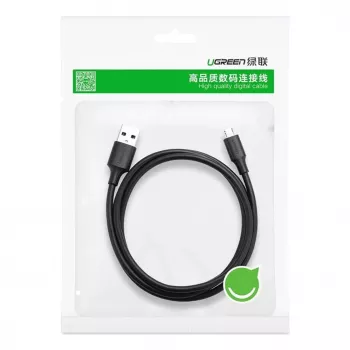 UGREEN US289 cabo Micro USB / USB-A 0,25m - preto