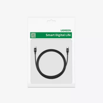 Cabo UGREEN US300 USB-C para USB-C 480Mbps 5A 1m preto
