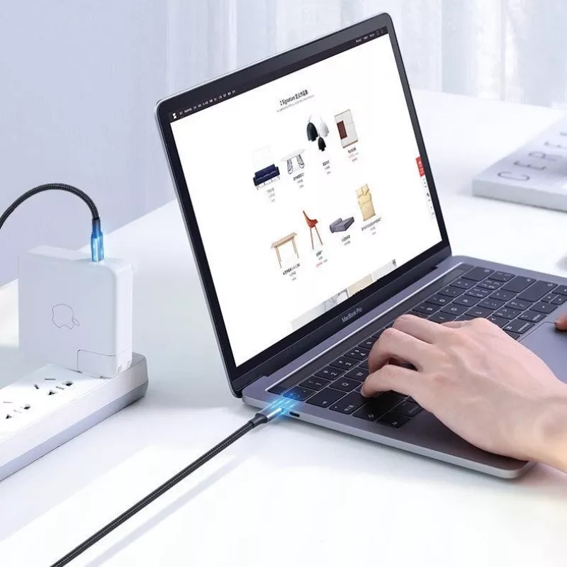 Cabo UGREEN US316 USB-C para USB-C 100W 5A 480Mbps 1m preto