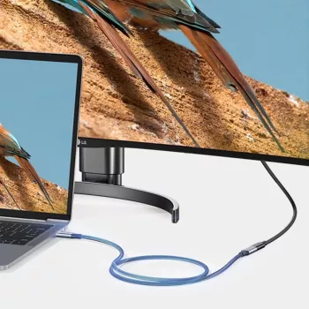 UGREEN US372 Cabo USB-C para USB-C 100W 5A 10Gbps 0,5m Cinzento