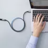 UGREEN US372 Cabo USB-C para USB-C 100W 5A 10Gbps 0,5m Cinzento