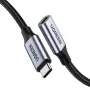 UGREEN US372 Cabo USB-C para USB-C 100W 5A 10Gbps 0,5m Cinzento
