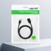 Cabo de extensão UGREEN USB 2.0 5 m preto (US103)