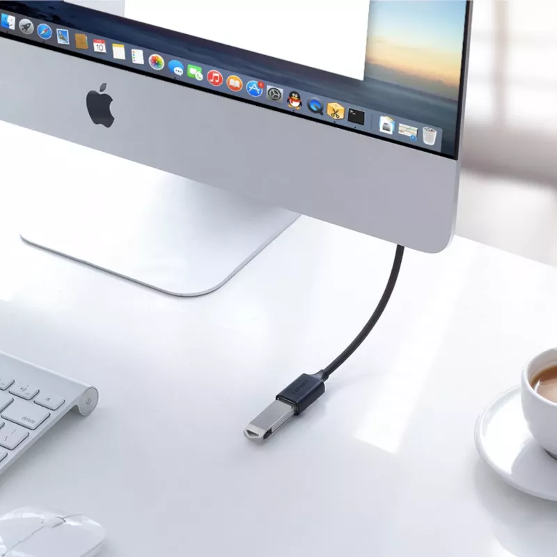 Cabo de extensão USB 2.0 UGREEN – ficha A macho para conector A fêmea, transferência de dados 480Mbps – 2M