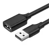 Cabo de extensão USB 2.0 UGREEN – ficha A macho para conector A fêmea, transferência de dados 480Mbps – 2M