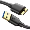 UGREEN Cabo USB 3.0 A para Micro-B 1m preto