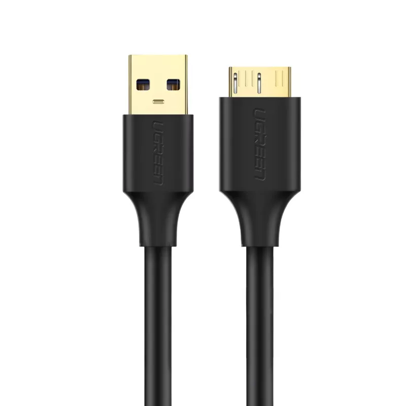 UGREEN Cabo USB 3.0 A para Micro B SuperSpeed 0,5 m preto