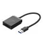 UGREEN Leitor de cartões USB 3.0 com dupla ranhura para cartões SD/TF – transferência de dados de 5 Gbit/s