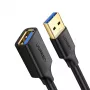 UGREEN Cabo de extensão USB 3.0 3m preto ficha para fêmea SuperSpeed 5Gbps