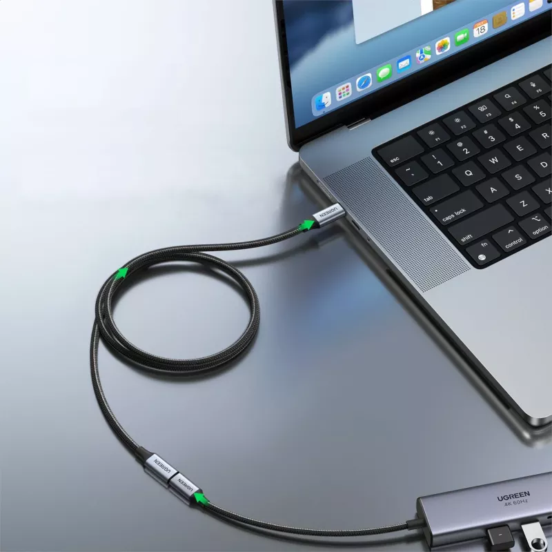 UGREEN Cabo de extensão USB-C 3.1 1m – 100W PD, 10Gbps, vídeo 4K