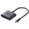 UGREEN Leitor de Cartões USB-C - Space Gray, SD & Micro SD, 5 Gbit/s