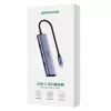 Hub UGREEN USB-C 4 portas USB 3.2 Gen 1 prateado