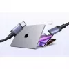 UGREEN Cabo de carregamento USB-C para USB-C USB 2.0 240W PD 3.1, caixa de alumínio trançada, 2m cinzento