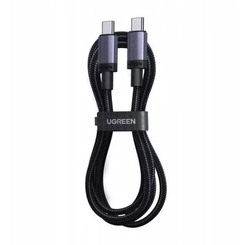 UGREEN Cabo de carregamento USB-C para USB-C USB 2.0 240W PD 3.1, caixa de alumínio trançada, 2m cinzento