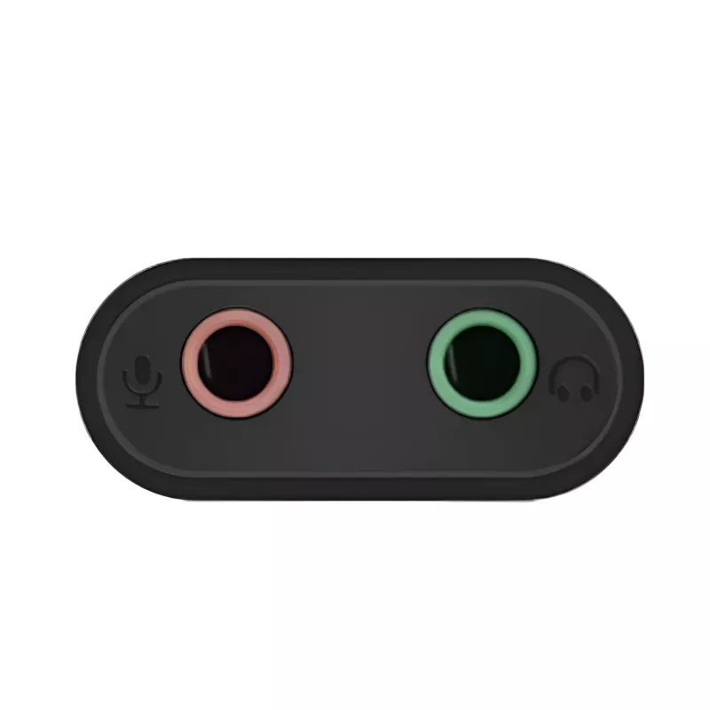 Adaptador de som estéreo externo UGREEN USB para 3,5 mm - preto