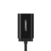 Adaptador de som estéreo externo UGREEN USB para 3,5 mm - preto
