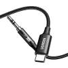 Cabo de áudio UGREEN USB Type-C para 3,5 mm AUX 3M - Preto