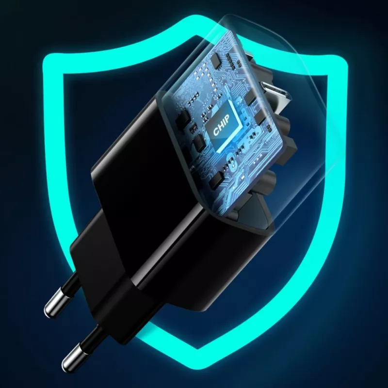 Carregador de parede UGREEN USB Type-C 20W Power Delivery preto (10191)