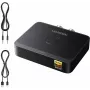 UGREEN 55545 Recetor de áudio Bluetooth 6.0 LDAC Hi-Res com saída AUX de 3,5 mm e 2x RCA, preto