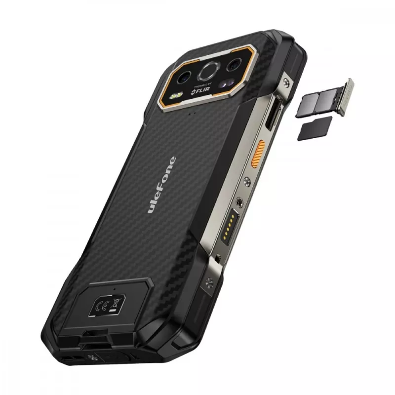 ULEFONE ARMOR 27T 12GB RAM 256GB armazenamento 4G LTE smartphone robusto (preto)