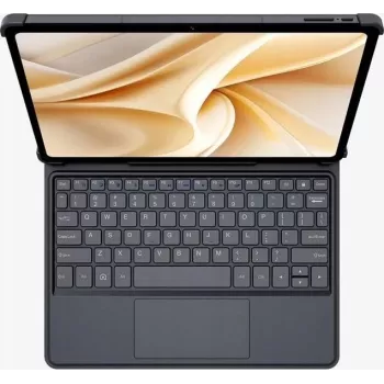 Ulefone Tab A11 Pro Capa com teclado com touchpad, QWERTY, Pogo-Pin, preto