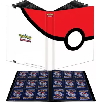 Ultra PRO Pokémon Poké Ball fichário TCG para 360 cartas (A4, carregamento lateral)