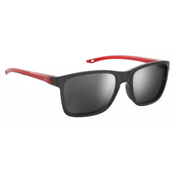 Óculos de sol de criança Under Armour UA7002S268F6T - preto mate, lentes cinzentas, 56 mm