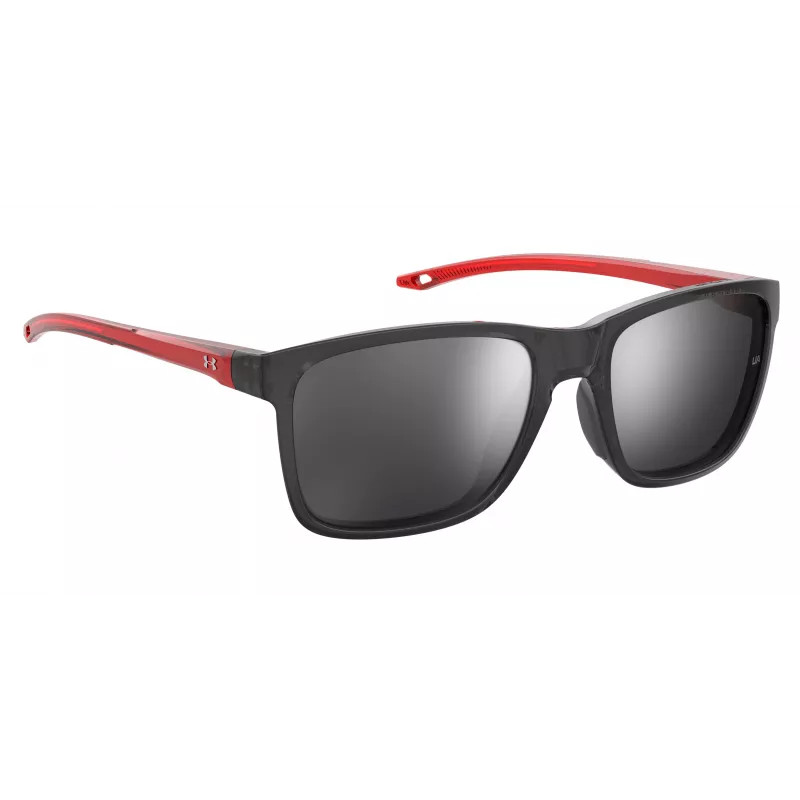 Óculos de sol de criança Under Armour UA7002S268F6T - preto mate, lentes cinzentas, 56 mm