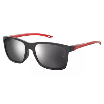 Óculos de sol de criança Under Armour UA7002S268F6T - preto mate, lentes cinzentas, 56 mm