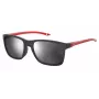 Óculos de sol de criança Under Armour UA7002S268F6T - preto mate, lentes cinzentas, 56 mm