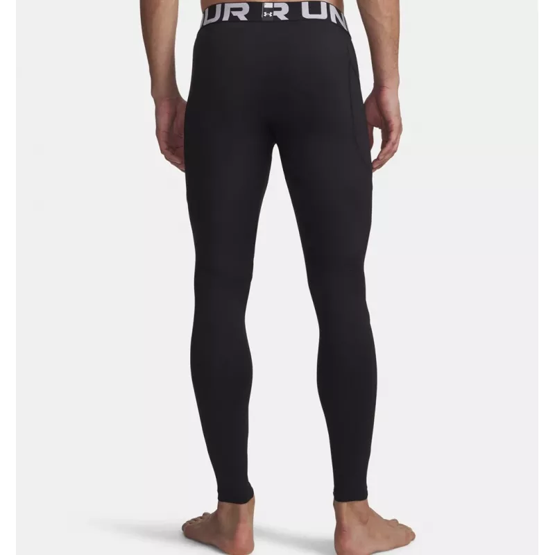 Leggings de compressão Under Armour ColdGear para homem preto