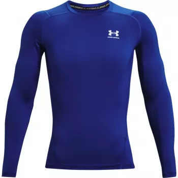 Camisola de compressão de manga comprida para homem Under Armour HG Armour Comp LS Royal Blue