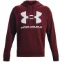 Sweatshirt com capuz Under Armour Rival Fleece Big Logo HD para homem Barn Red
