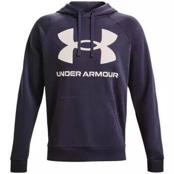 Sweatshirt com capuz Under Armour Rival Fleece Big Logo HD homem roxo 1357093 558
