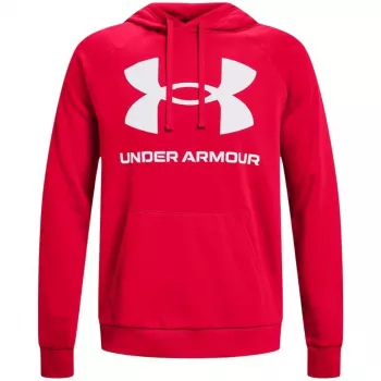 Hoodie Under Armour Rival Fleece Big Logo homem vermelho