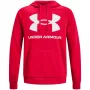 Hoodie Under Armour Rival Fleece Big Logo homem vermelho