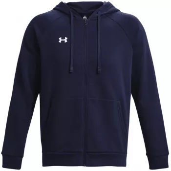 Hoodie com fecho completo Under Armour Rival Fleece para homem Academy