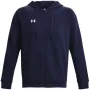 Hoodie com fecho completo Under Armour Rival Fleece para homem Academy
