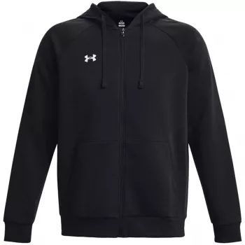 Sweatshirt com capuz Under Armour Rival Fleece Full-Zip para homem preto