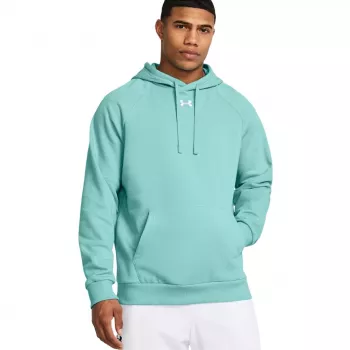 Under Armour Rival Fleece Hoodie homem menta 1379757 tamanho M