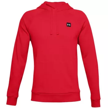 Sweatshirt com capuz Under Armour Rival Fleece homem vermelho 1357092 600