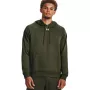 Hoodie Under Armour Rival Fleece verde azeitona