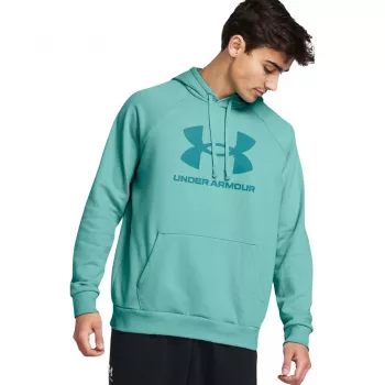 Sweatshirt com capuz Under Armour Rival Fleece Logo HD homem Sea 1379758 482 M