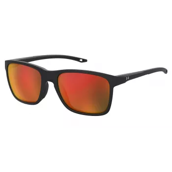Óculos de sol de criança Under Armour UA-7002-S-3 - preto mate, lentes Smoke Grey, 56/18/135 mm