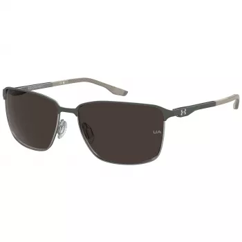 Under Armour UA Retain Edge Óculos de sol desportivos para homem - preto mate / cinzento fumado - lente 61 mm
